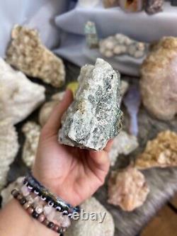 Standing Apophyllite Piece Druzy Sparkly Crystals