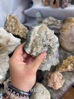 Standing Apophyllite Piece Druzy Sparkly Crystals