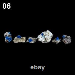 Superb Cavansite Crystals Natural Mineral Specimen (24 pieces Flat) # CA06