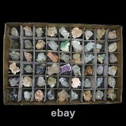 Superb Wholesale Mixed Mineral Flats (54PCs) @ $2.50 Each Piece # FLAT02