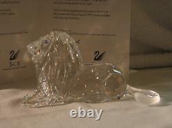 Swarovksi Crystal Lion 1995 Members Piece MIB with certificate