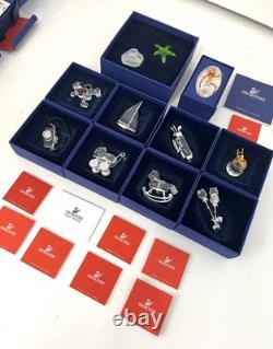 Swarovski 10 Pieces Crystal Miniature Figurines Collection # 11