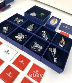Swarovski 10 Pieces Crystal Miniature Figurines Collection # 11 Swarovski 10 Pieces Crystal Miniature Figurines Collection # 11