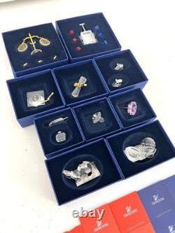 Swarovski 10 Pieces Crystal Miniature Figurines Collection # 12
