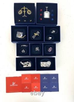 Swarovski 10 Pieces Crystal Miniature Figurines Collection # 12