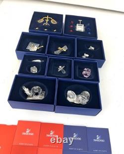 Swarovski 10 Pieces Crystal Miniature Figurines Collection # 12