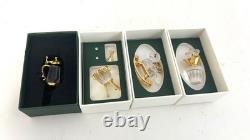Swarovski 4 Pieces Crystal Memories Miniature with Gold Accent Collection # 9