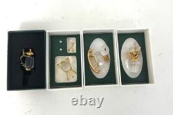Swarovski 4 Pieces Crystal Memories Miniature with Gold Accent Collection # 9