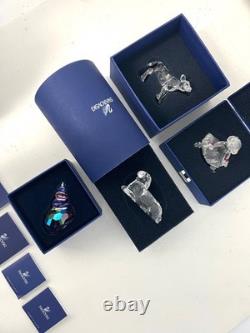 Swarovski 4 Pieces Crystal Miniature Figurines Collection # 20
