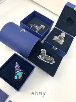 Swarovski 4 Pieces Crystal Miniature Figurines Collection # 20