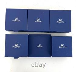 Swarovski 6 Pieces Crystal Miniature Figurines Collection # 17