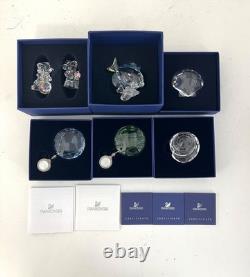 Swarovski 6 Pieces Crystal Miniature Figurines Collection # 21