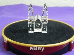 Swarovski 8 Piece Silver Crystal City House Set 1&2, Cathedral, Poplar Trees