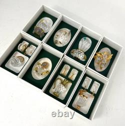 Swarovski 8 Pieces Crystal Memories Miniature with Gold Accent Collection # 5