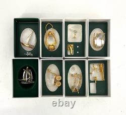 Swarovski 8 Pieces Crystal Memories Miniature with Gold Accent Collection # 6
