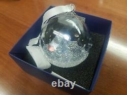 Swarovski Christmas Ball Ornament 2015 Limited Crystal Retired Piece