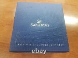 Swarovski Christmas Ball Ornament 2015 Limited Crystal Retired Piece