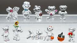 Swarovski Crystal 126 Piece Collection Disney Lovlots Kris Bears Mo Ducks Cats