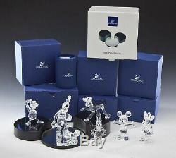 Swarovski Crystal 126 Piece Collection Disney Lovlots Kris Bears Mo Ducks Cats