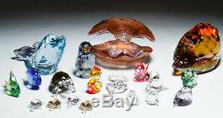 Swarovski Crystal 126 Piece Collection Disney Lovlots Kris Bears Mo Ducks Cats