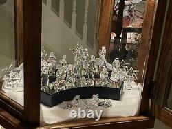 Swarovski Crystal 13 Piece Nativity Set Mary, Joseph, Jesus, Wisemen, Animals