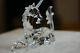 Swarovski Crystal 1996 Annual Edition Unicorn Retaired Piece Box/papers/stand