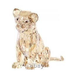 Swarovski Crystal 2016 4-Piece SCS Akili Lion Figurine Set with Boxes