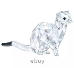 Swarovski Crystal 2019 SCS Special Event, Ermine Ferret Weasel Figurine, NIB