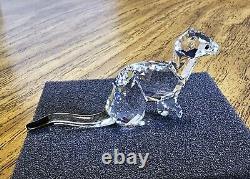 Swarovski Crystal 2019 SCS Special Event, Ermine Ferret Weasel Figurine, NIB