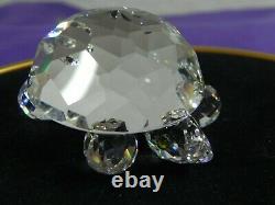 Swarovski Crystal 2 Piece Large Turtle & Small Turtle 7632-045 & 030