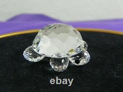 Swarovski Crystal 2 Piece Large Turtle & Small Turtle 7632-045 & 030