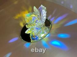 Swarovski Crystal Carved Flower- Rare Piece