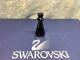 Swarovski Crystal Chess Piece Queen Black. Retired 2007. Mint