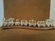 Swarovski Crystal Complete Train Set With Wooden Track 7 Pieces