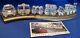 Swarovski Crystal Complete Train Set With Wooden Track 7 Pieces W Coa