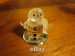 Swarovski Crystal Crystal Snowman with original box and COA RETIRED Piece