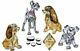 Swarovski Crystal Disney Lady And The Tramp Complete 6 Piece Set Danielle Scamp