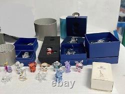 Swarovski Crystal Figures Collection 52 Pieces