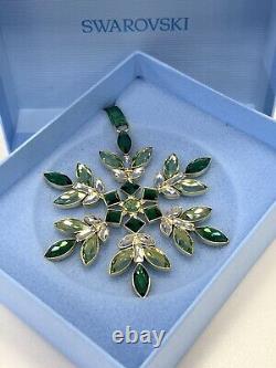 Swarovski Crystal Gema Green Holiday Ornament 5691044