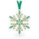 Swarovski Crystal Gema Holiday Ornament, Green, 5691044