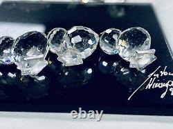 Swarovski Crystal Lot Of 6 Pieces- No Breaks- Pig, Duck, Baby Chickens, Diamond