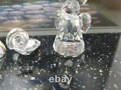 Swarovski Crystal Lot of 8 Figures 11 Piece Set Nativity Scene Minor Damage