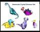 Swarovski Crystal Lovlots Dinosaurs 6 Piece Set Nib