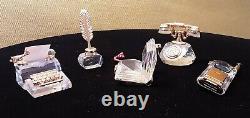 Swarovski Crystal Memories Items You Might Find On Your Desk Group 5 Pieces