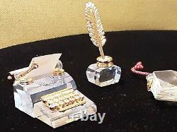 Swarovski Crystal Memories Items You Might Find On Your Desk Group 5 Pieces