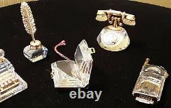 Swarovski Crystal Memories Items You Might Find On Your Desk Group 5 Pieces