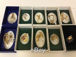 Swarovski Crystal Memories Lot Of 10 Pieces Complete With Boxes & Certs