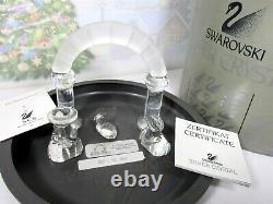 Swarovski Crystal Nativity Holy Family With Arch 4 Piece Set 166160