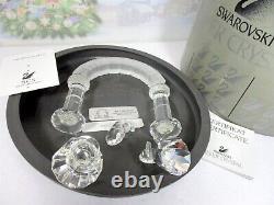 Swarovski Crystal Nativity Holy Family With Arch 4 Piece Set 166160