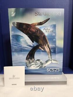 Swarovski Crystal PAIKEA WHALE SCS Annual Edition 2012 with Title Box & COA